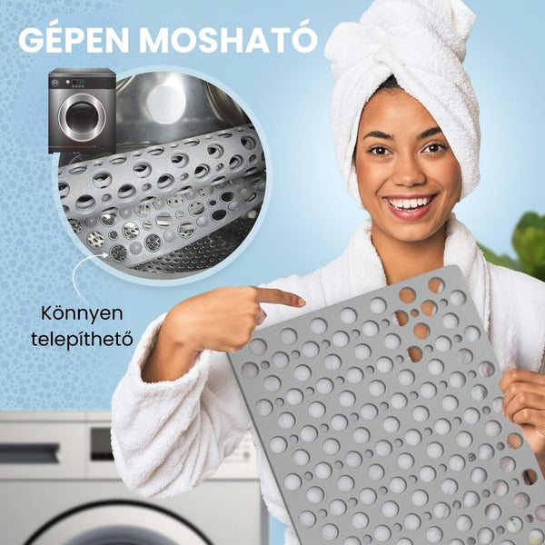 Biztonságos zuhanytálca | Csúszásgátló és antibakteriális