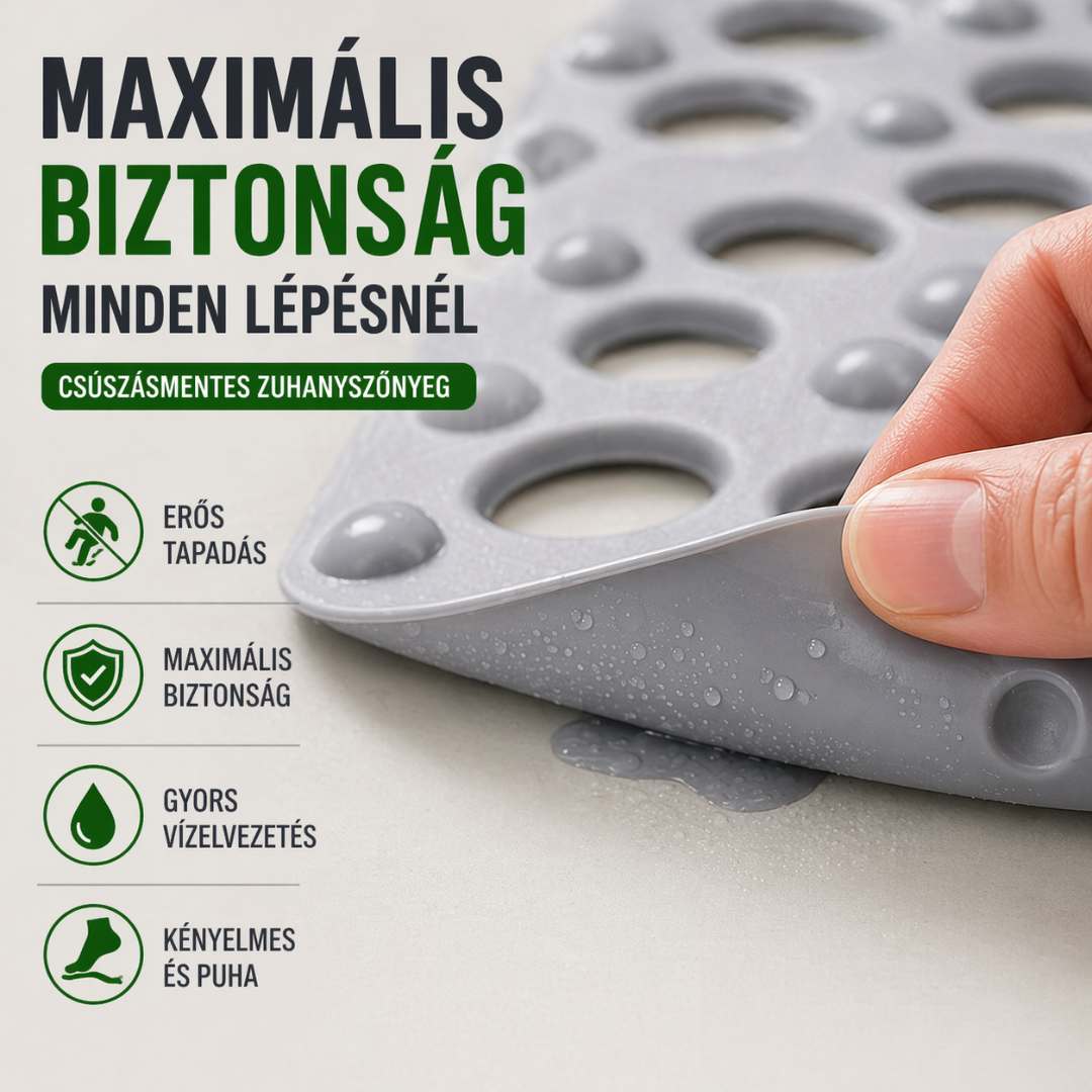 NoSlip™ – Védd meg magad a veszélyes fürdőszobai esésektől