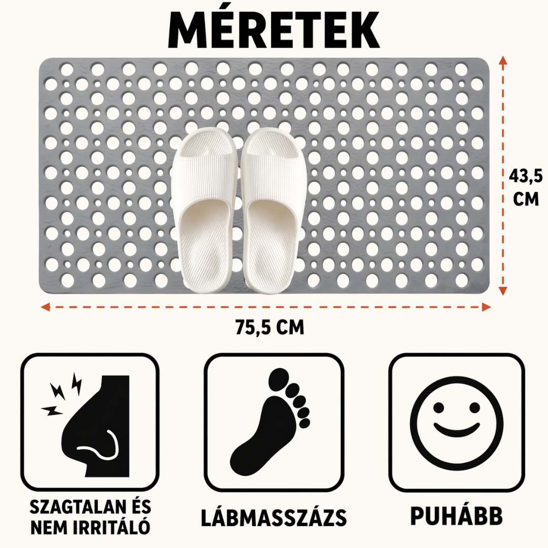 NoSlip™ – Védd meg magad a veszélyes fürdőszobai esésektől