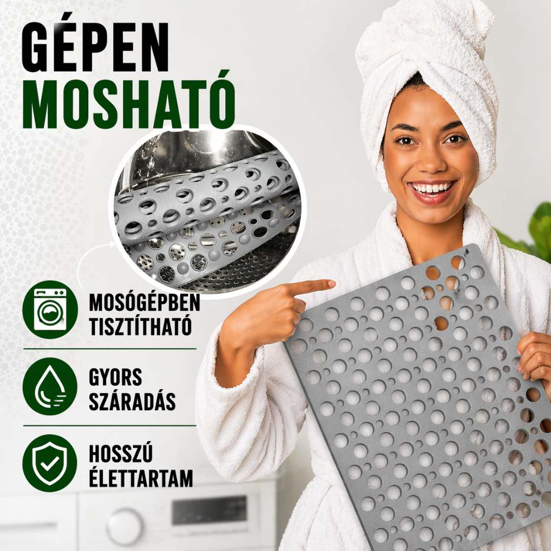 NoSlip™ – Védd meg magad a veszélyes fürdőszobai esésektől